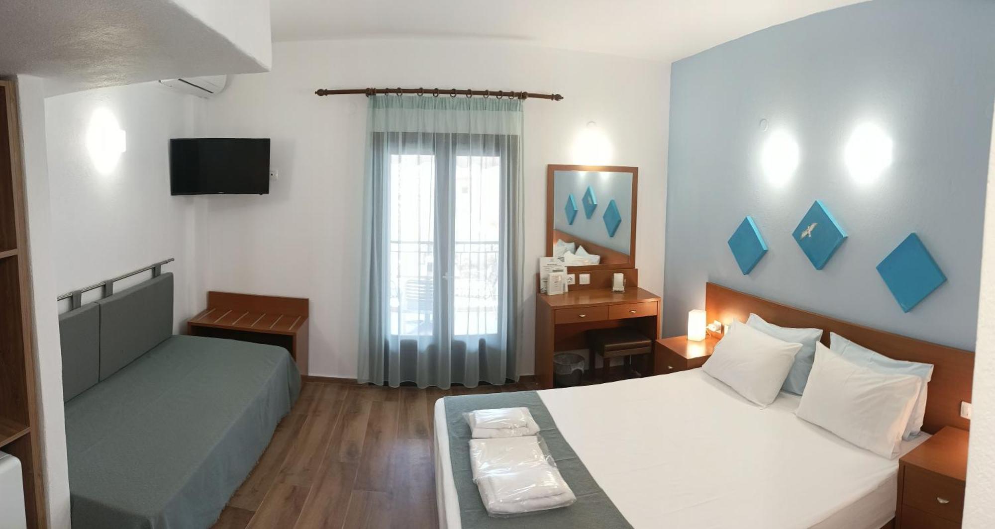 Hotel Glaros Blue Neos Marmaras Esterno foto